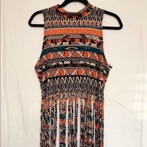 Tribal Sleeveless Shirt